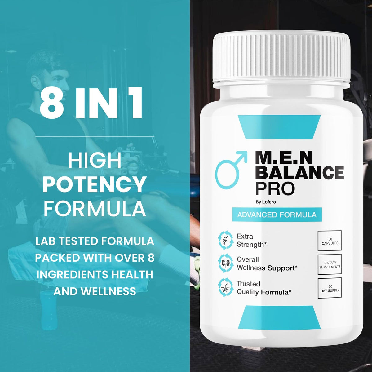 MEN Balance Pro Capsules - 5 Pack, 300 Capsules image 4