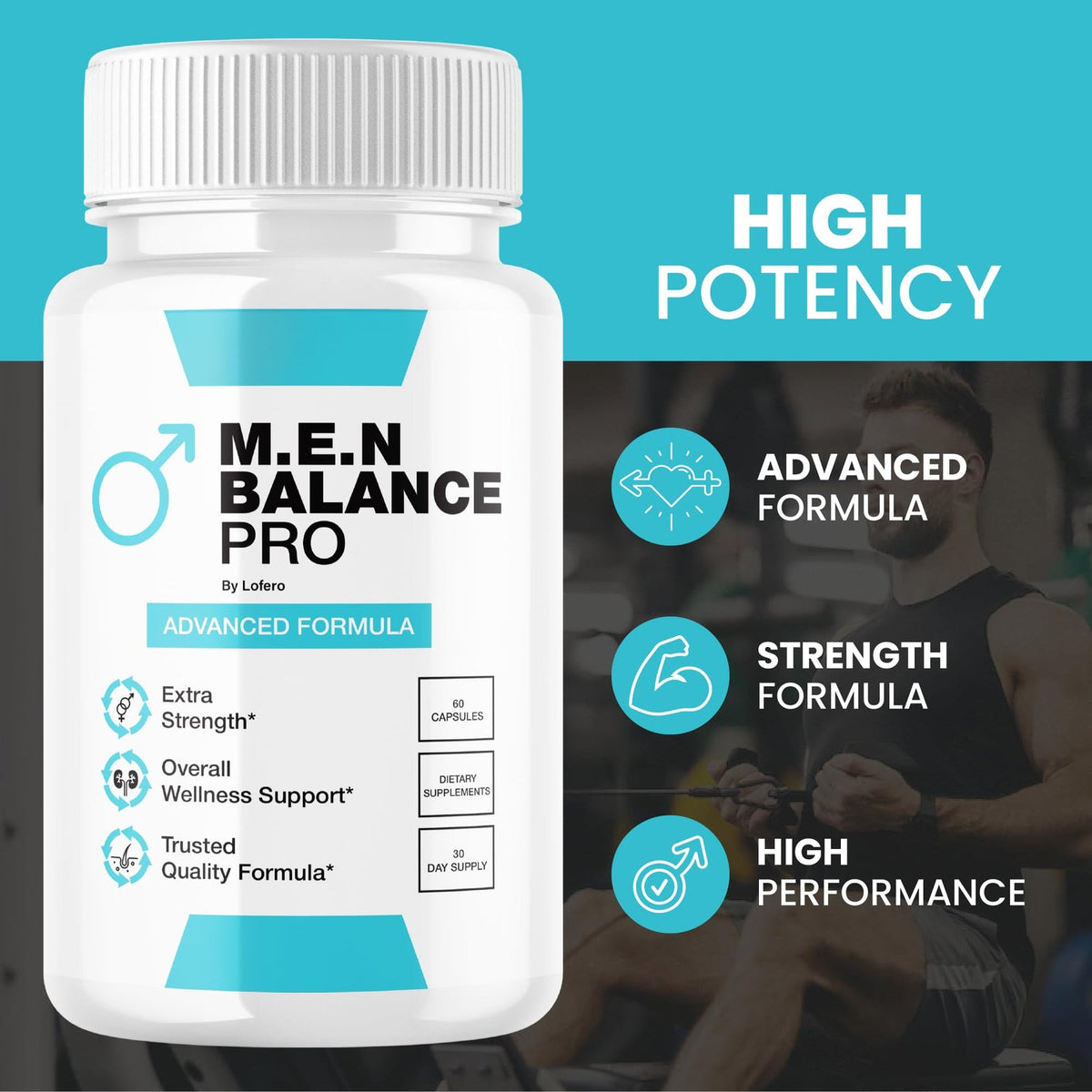 MEN Balance Pro Capsules - 5 Pack, 300 Capsules image 3