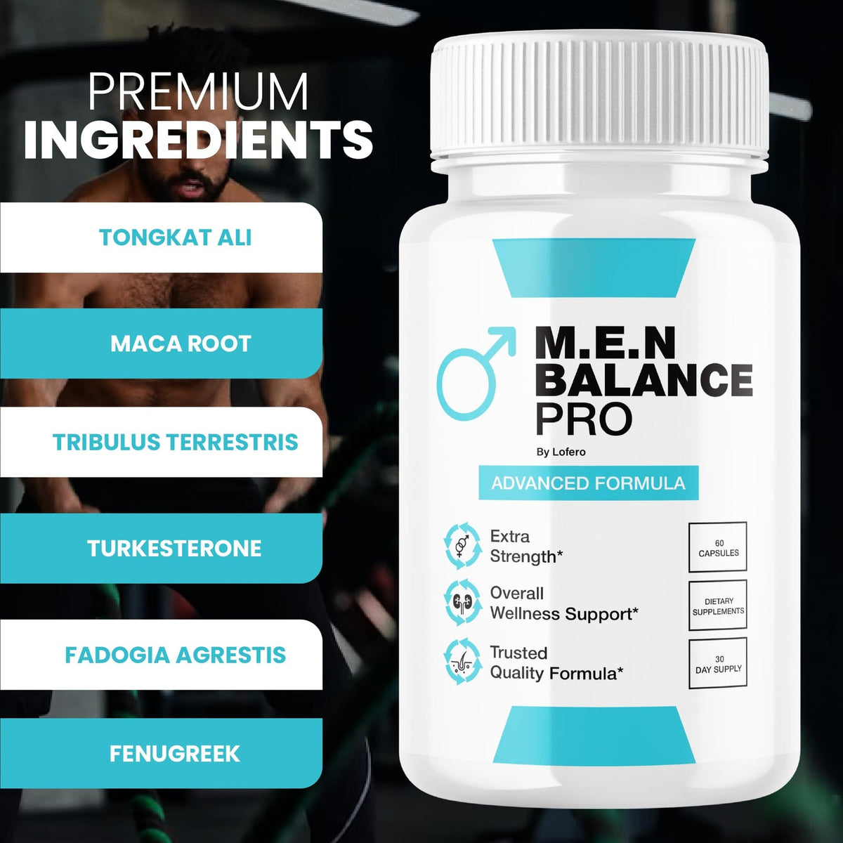 MEN Balance Pro Capsules - 5 Pack, 300 Capsules image 2