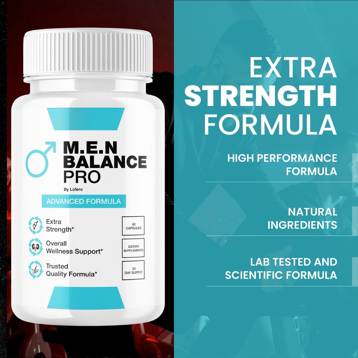 MEN Balance Pro Capsules - 5 Pack, 300 Capsules image 5