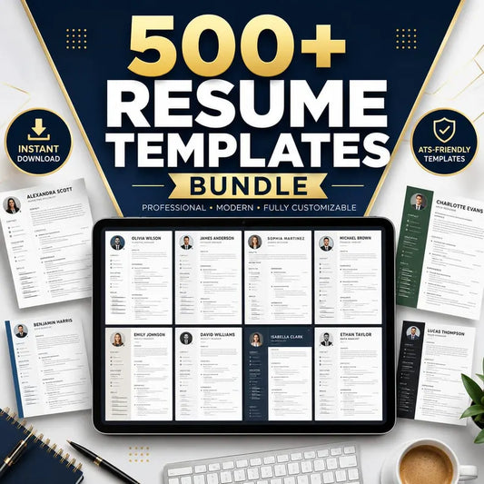 Resume & Cover Letter Template Pack