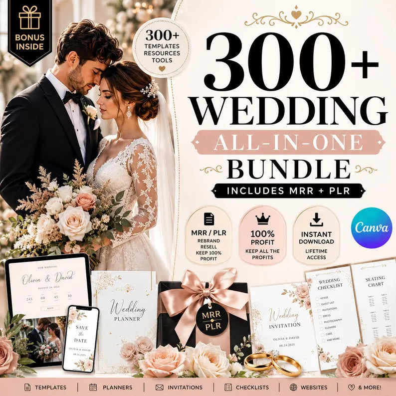 Wedding Planning Digital Bundle