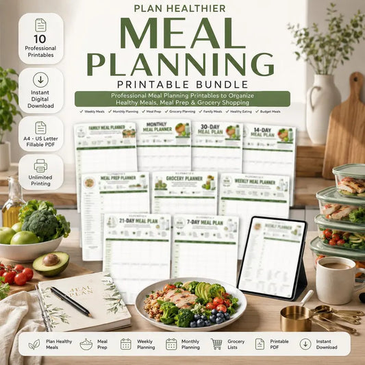 Meal Planning Printable Bundle
